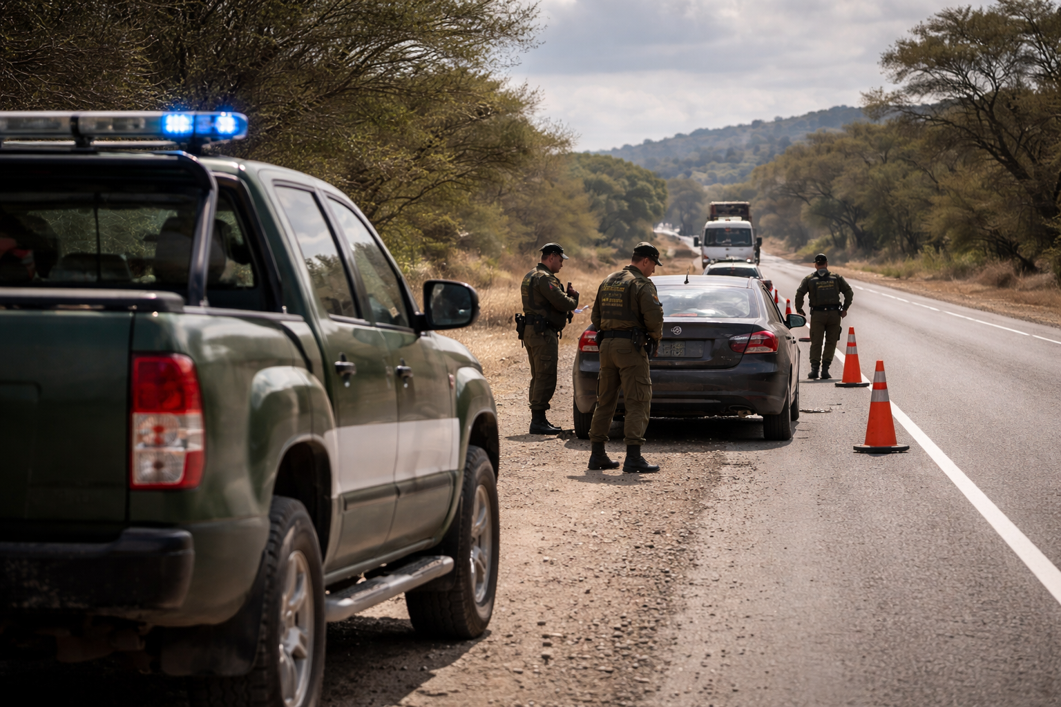 Gendarmería secuestró 65 kilos de cocaína en la Ruta 34: viajaban con dos menores y la droga estaba oculta en la camioneta