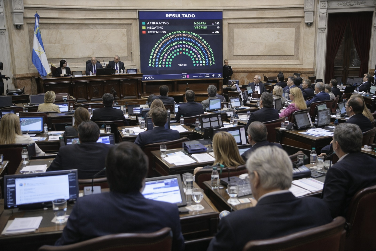El Senado aprobó la reforma laboral y la baja de la edad de imputabilidad