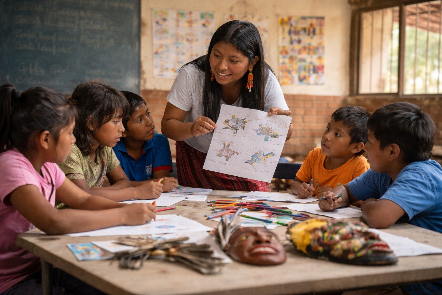 Realizaron talleres de alfabetización intercultural en Tranquitas y Yacuy, en Tartagal