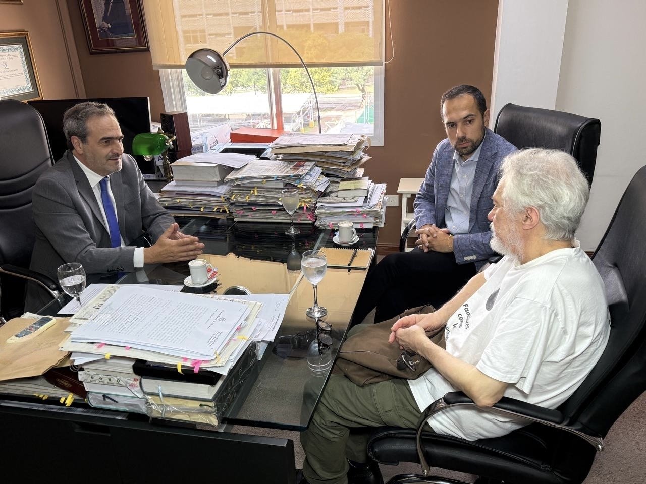 El Procurador General recibió a Jean-Michel Bouvier por la causa de las turistas francesas