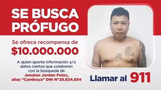 Ofrecen $10 millones de recompensa para encontrar a un prófugo por homicidio