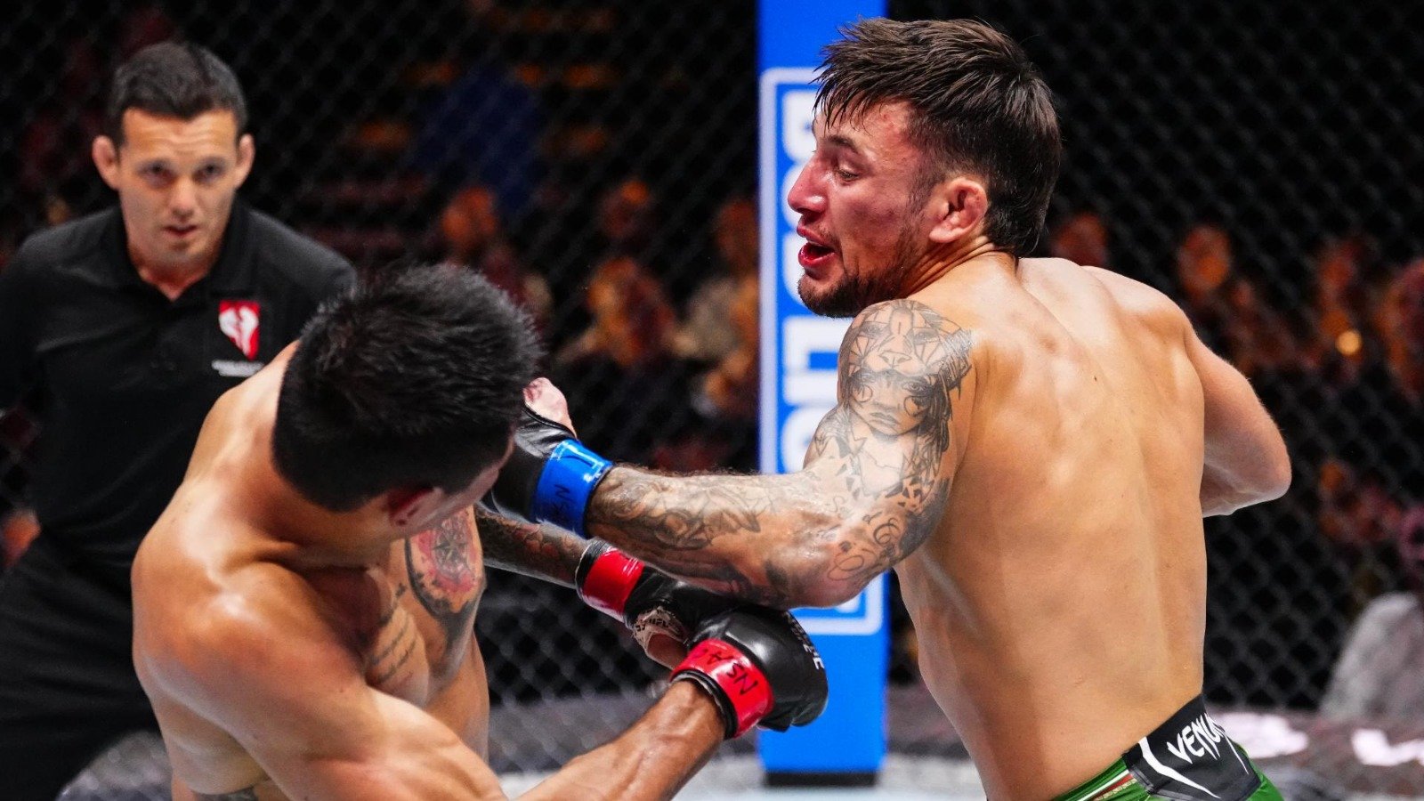 Ribovics pelea en UFC y busca meterse entre los mejores del mundo