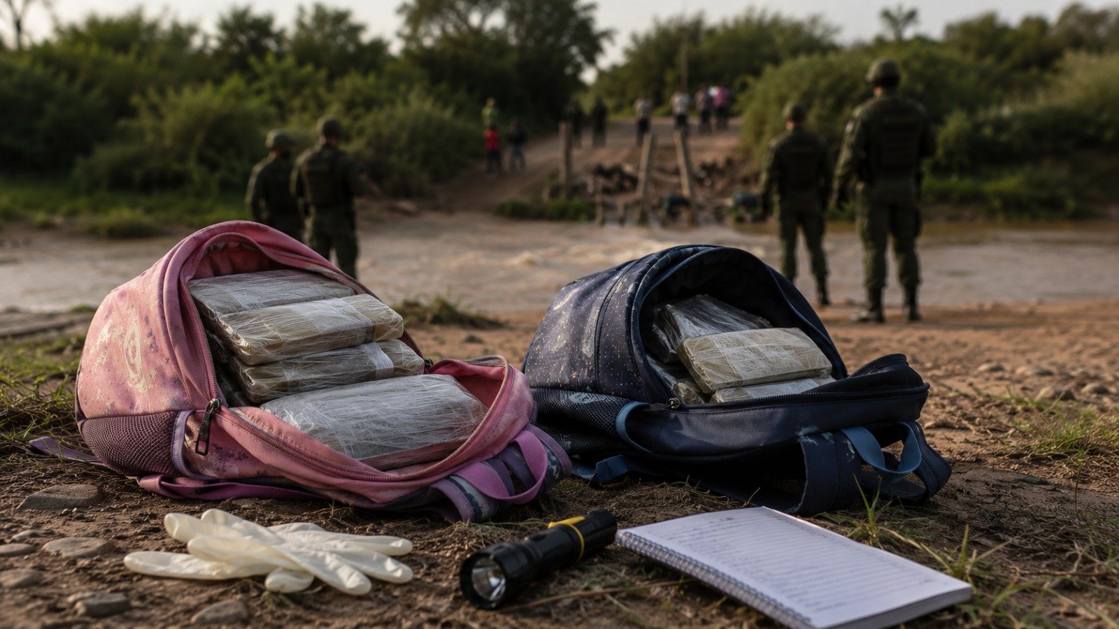 Aguas Blancas: hallaron más de cuatro kilos de marihuana abandonados en mochilas