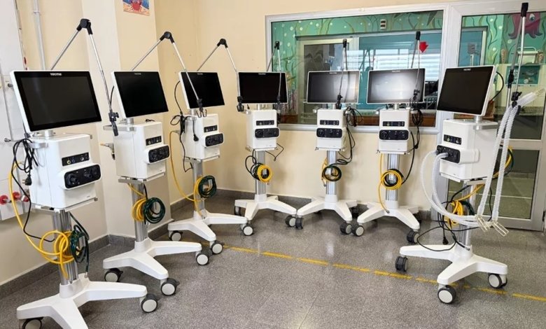 Salud pública: el Hospital Materno Infantil suma respiradores para reforzar las terapias intensivas y la red de derivaciones