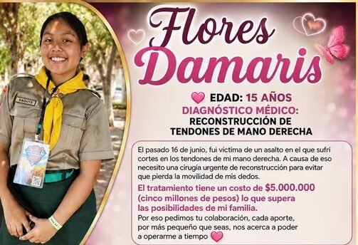 Solidaridad en Tartagal: organizan una colecta y un festival para que una joven pueda operarse la mano