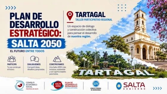 Tartagal recibirá el encuentro regional del Plan Salta 2050 el 17