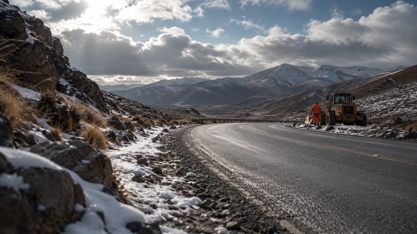 Las rutas de Salta siguen habilitadas con precaución por obras y nieve