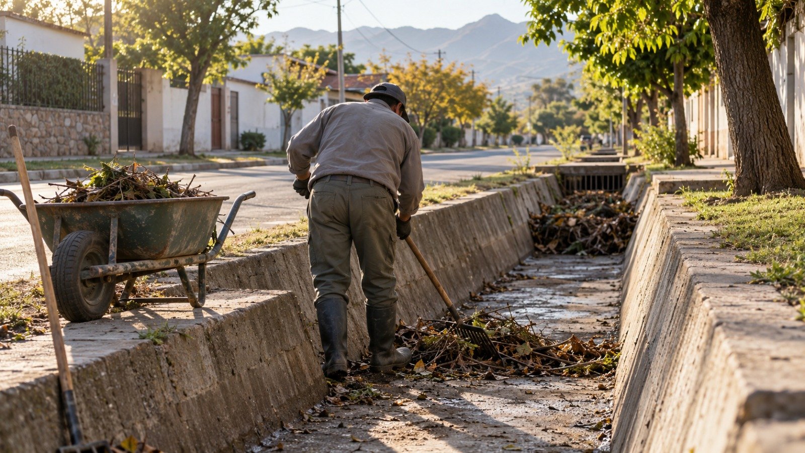 Más de 40 municipios salteños limpian canales antes de fin de octubre